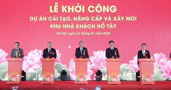 Khởi công dự án Nhà khách Hồ Tây