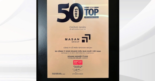 Chiến lược kinh doanh hiệu quả, Masan vào TOP 50 Công ty kinh doanh hiệu quả nhất Việt Nam 2025