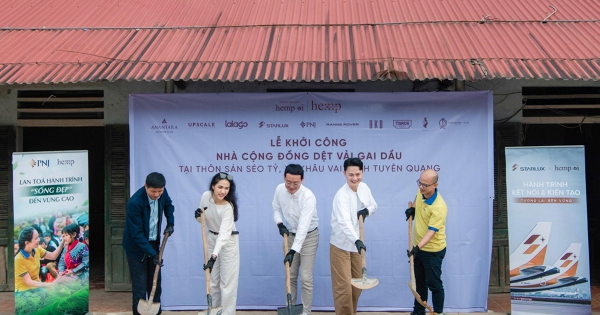 PNJ X Hemp Journey - Khởi công dự án nhà cộng đồng tại Tuyên Quang