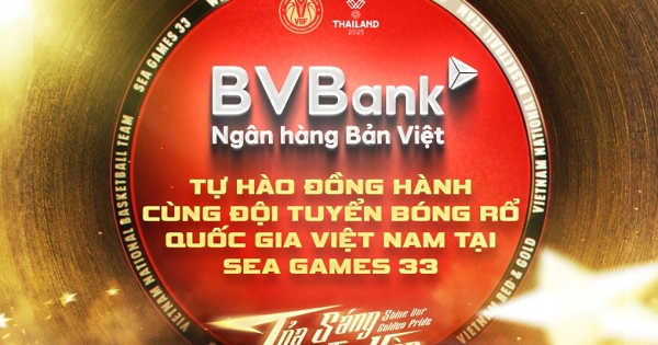 BVBank vinh dự đồng hành cùng đội tuyển bóng rổ quốc gia Việt Nam tại Đại hội thể thao Đông Nam Á SEA Games 33
