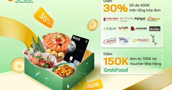Khám phá xu hướng ẩm thực 2025 với loạt ưu đãi từ thẻ tín dụng OCB
