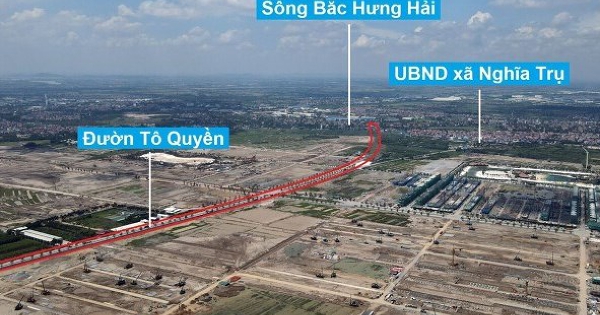 Hưng Yên sắp khởi công tuyến đường 1.500 tỷ xuyên qua Vinhomes Ocean Park 3, nối Văn Lâm và Văn Giang