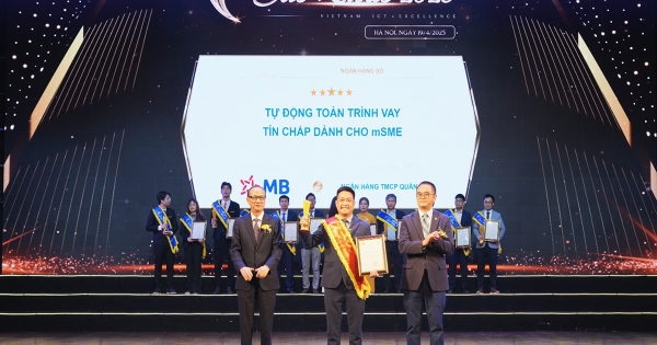BIZ MBBank giành 3 giải Sao Khuê nhờ công nghệ AI và dữ liệu lớn