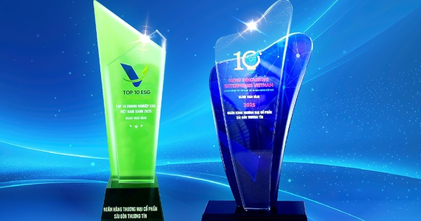 Sacombank đạt 2 giải thưởng VIE 10 và ESG 10 – khẳng định mục tiêu kinh doanh hiệu quả và phát triển bền vững