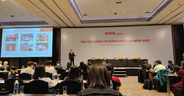 [LIVE] ĐHĐCĐ KIDO: Kế hoạch lãi 800 tỷ đồng, tìm đối tác phát triển quỹ đất