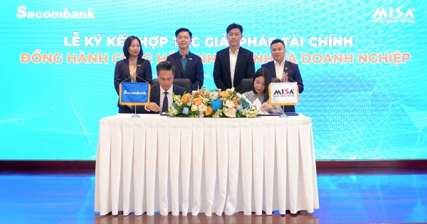 Sacombank hợp tác cùng Misa cung cấp giải pháp tài chính toàn diện cho cá nhân kinh doanh, hộ kinh doanh và doanh nghiệp