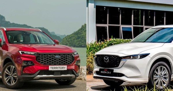 Mazda CX-5 và Ford Territory thâu tóm thị phần CUV cỡ C