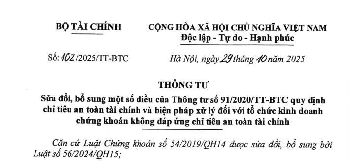 Tâm điểm Thị trường 04/11/2025  - Thông tư 102 ảnh hưởng như thế nào tới Ngành Chứng khoán!