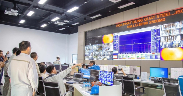 Hòa Phát vận hành lò cao số 2 dự án Dung Quất 2