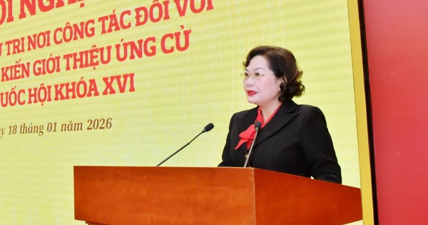 Giới thiệu Thống đốc Nguyễn Thị Hồng ứng cử đại biểu Quốc hội khóa XVI