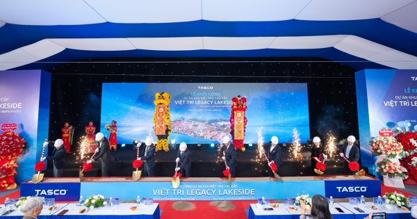 Tasco khởi công khu biệt thự cao cấp Việt Trì Legacy Lakeside