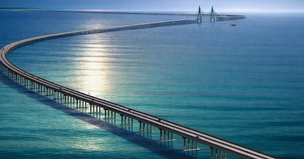 Phương án cầu và hầm vượt biển nối Cần Giờ với Vũng Tàu