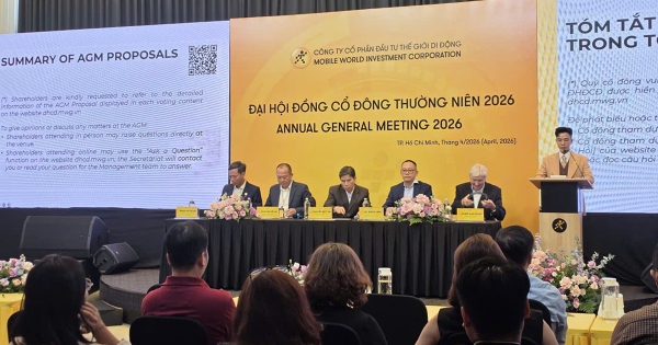 [LIVE] ĐHĐCĐ MWG: Mục tiêu lợi nhuận năm 2026 tăng 30%, Bách Hóa Xanh hướng tới doanh thu 10 tỷ USD