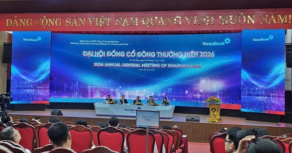 ĐHĐCĐ VietinBank: Năm 2026 sẽ tập trung xử lý nợ, dự kiến thu hồi khoảng 10.000 tỷ, đang chịu áp lực lớn về tăng vốn