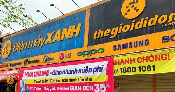 Doanh thu nhóm Điện Máy Xanh tăng 33% quý đầu năm