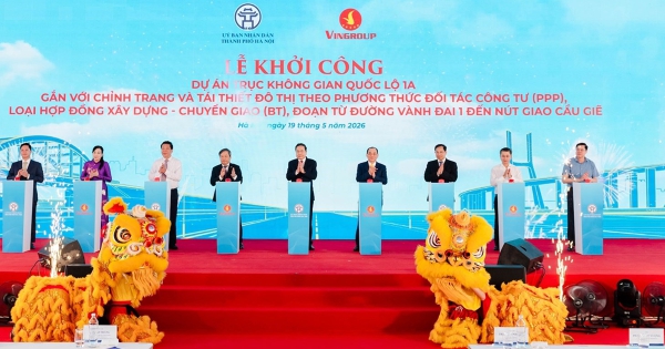 Vingroup khởi công dự án mở rộng quốc lộ 1A đoạn từ Vành đai 1 đến nút giao Cầu Giẽ quy mô 6 tỷ USD