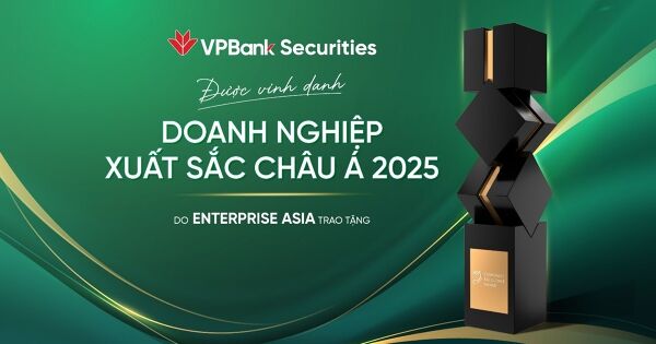 VPBankS được vinh danh 'Doanh nghiệp Xuất sắc Châu Á 2025' tại giải thưởng APEA
