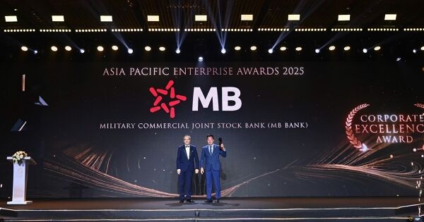 ‏MB lần thứ sáu liên tiếp được vinh danh 'Doanh nghiệp xuất sắc châu Á' năm 2025
