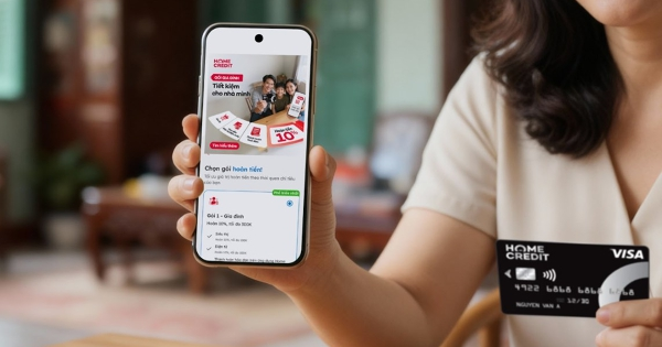 Thẻ tín dụng của Home Credit linh hoạt hoàn tiền theo nhu cầu tiêu dùng