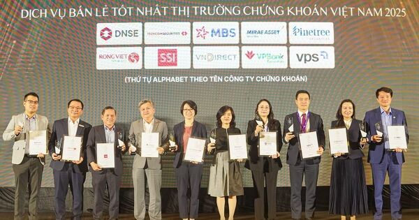 [Chùm ảnh] Công bố bảng xếp hạng dịch vụ bán lẻ tốt nhất thị trường chứng khoán Việt Nam - Best Retail Brokers 2025