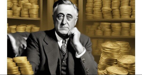 Khi chính phủ Mỹ bắt dân bán vàng với giá rẻ mạt, sau đó nâng giá lên 69%