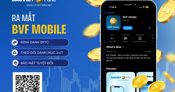 BaoViet Fund ra mắt ứng dụng BVF Mobile, đầu tư và giao dịch chứng chỉ quỹ thông minh
