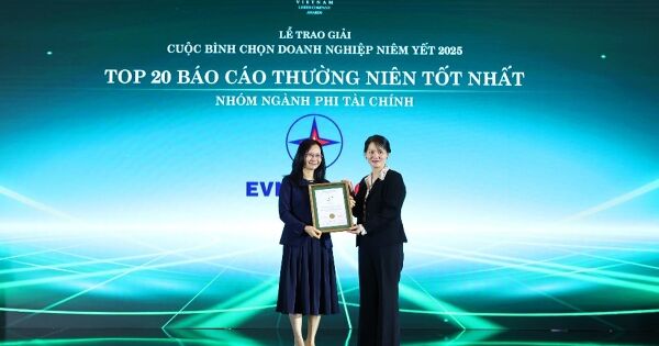 EVNGENCO3 đạt giải Top 20 báo cáo thường niên tốt nhất nhóm phi tài chính năm 2025