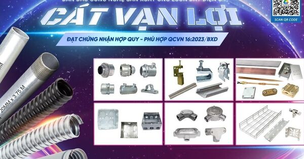 Ống thép luồn dây điện G.I Cát Vạn Lợi: Giải pháp chống cháy lan, bảo vệ an toàn cho mọi công trình