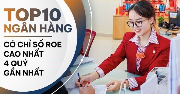 TOP 10 ngân hàng có ROE cao nhất năm 2024: HDBank vượt LPBank giành vị trí quán quân