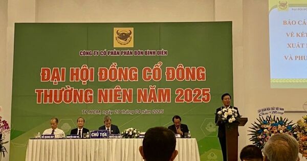 ĐHĐCĐ Phân bón Bình Điền: Thông qua kế hoạch doanh thu giảm 22%, lợi nhuận giảm gần 50% so với năm trước