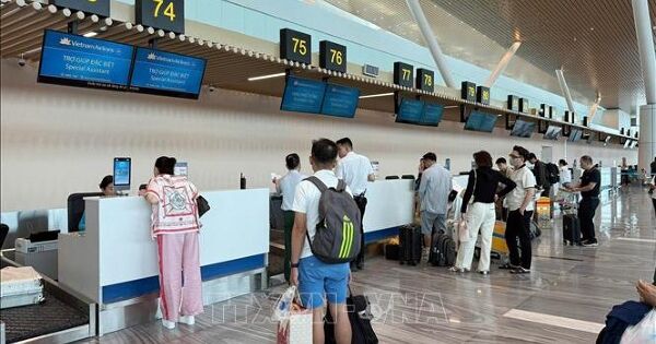 Thông suốt dịch vụ tại các sân bay dịp nghỉ lễ 30/4 - 1/5