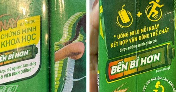 Sản phẩm sữa lúa mạch Nestlé Milo đảm bảo các chỉ tiêu an toàn