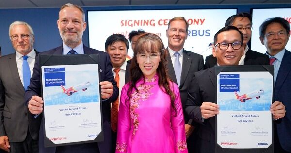 Vietjet đặt hàng mới 100 máy bay A320/ A321neo