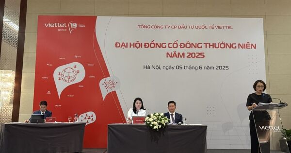 [LIVE] ĐHĐCĐ Viettel Global: Nối lại chia cổ tức tiền mặt 7,5%, đang thu hồi nợ gốc từ Mytel Myanmar