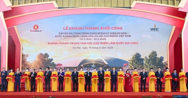 Vingroup đồng loạt khánh thành, khởi công 6 công trình trọng điểm chào mừng 80 năm Quốc khánh