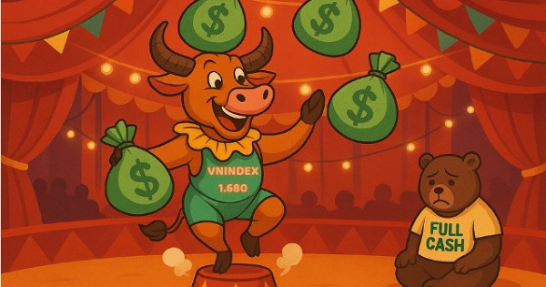 Ngân hàng bứt phá, VN-Index tăng gần 24 điểm, áp sát vùng 1.690