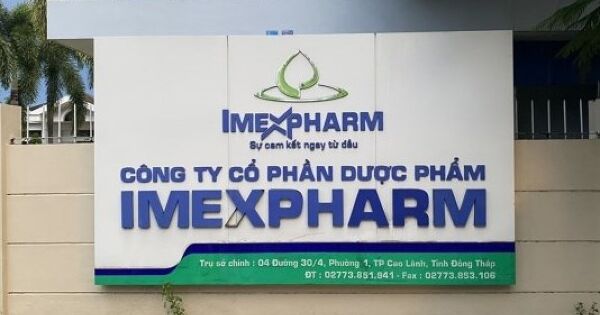 Imexpharm muốn phát hành ESOP giá 5.000 đồng/cp, bằng 1/10 thị giá