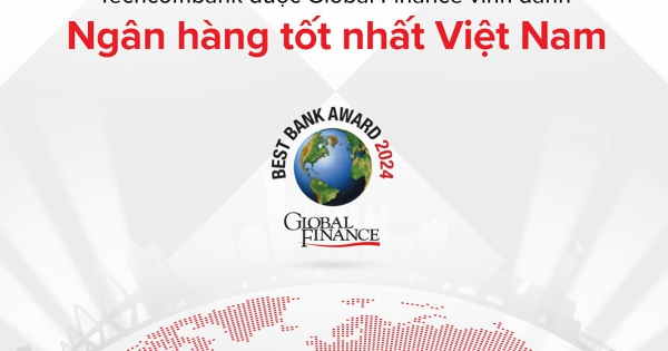 Techcombank được Global Finance vinh danh ‘Ngân hàng tốt nhất Việt Nam’