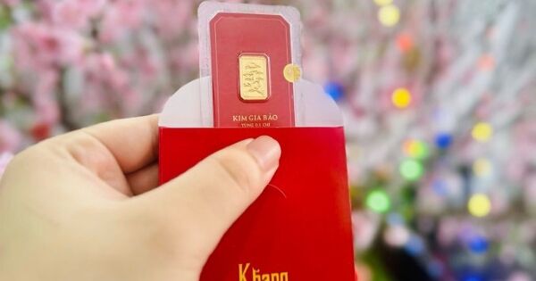 Lì xì Tết một phân vàng được ưa chuộng