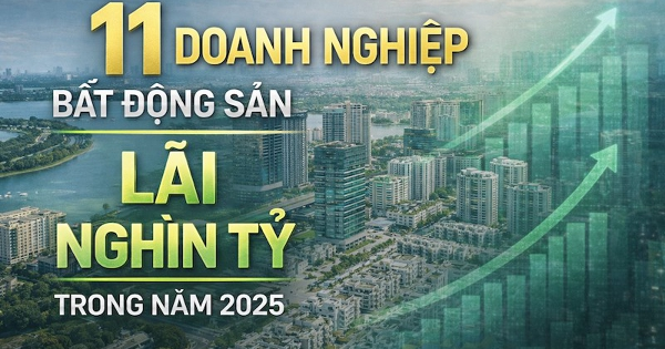 11 doanh nghiệp bất động sản báo lãi nghìn tỷ trong năm 2025