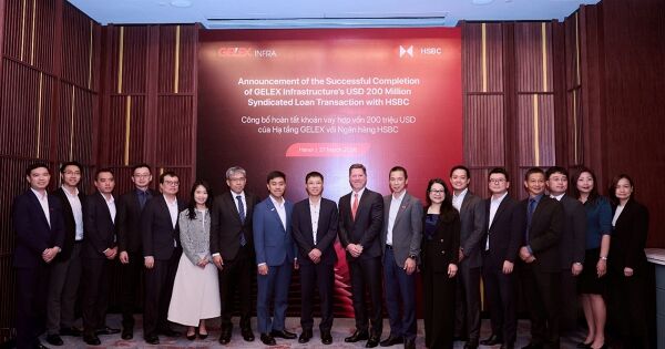 Hạ tầng Gelex công bố hoàn tất khoản vay hợp vốn 200 triệu USD với HSBC