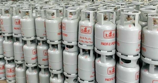 Giá gas đồng loạt giảm