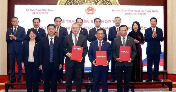 Vietjet và SPDB Financial Leasing ký kết thoả thuận tài trợ thuê mua 10 tàu bay Comac