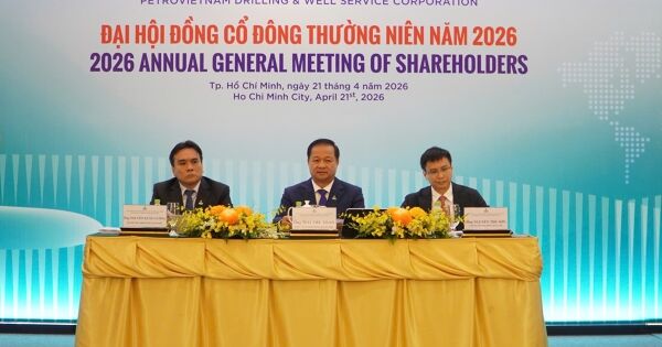 ĐHĐCĐ PVD: Ước tính lợi nhuận quý I hơn 400 tỷ đồng, cả năm vượt mức nghìn tỷ