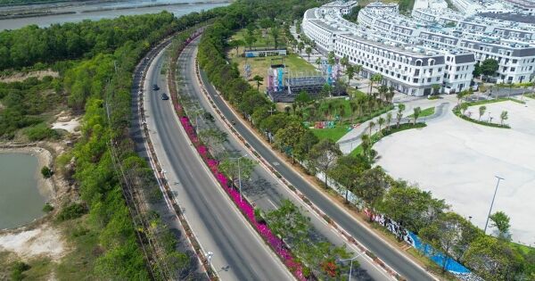 Hiện trạng đường cửa ngõ Vũng Tàu sẽ mở rộng 8 làn xe